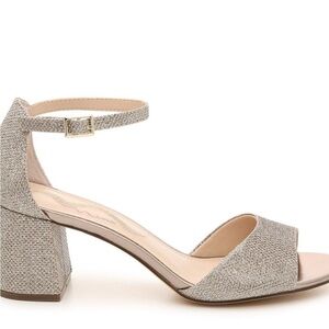 Sandal block heels sparkly